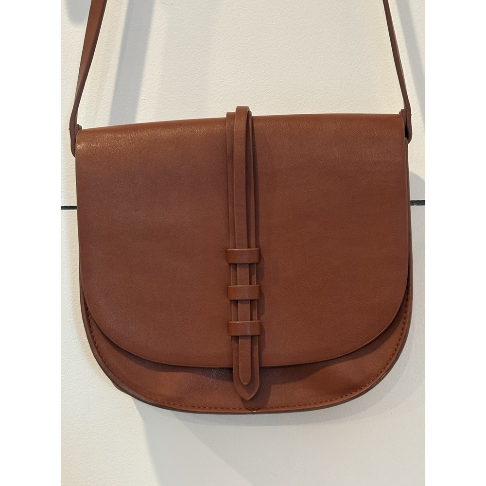 lucky brand brown leather purse crossbody